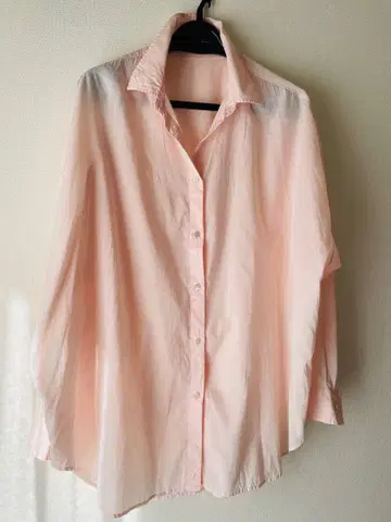 Spick and span 살몬 핑크 긴팔 셔츠