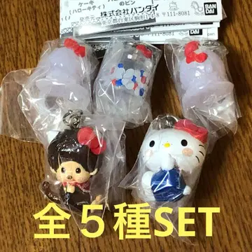 몽치치 x 헬로키티 메지루시 액세서리 전 5종 SET