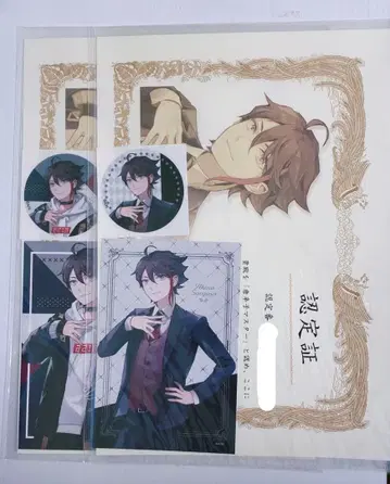 사에구사 아키나 인증서 / 스티커 / 엽서 2종 세트