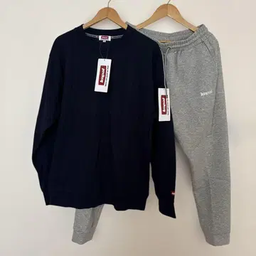 임펄 스웨트 셔츠 & 맨투맨 조거 팬츠 세트 O 사이즈