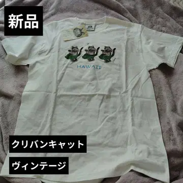 BK Cats 하와이안 디자인 T셔츠 S 사이즈 새상품