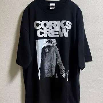 쿠로유메 키요하루 T셔츠 CORKSCREW 빅 실루엣