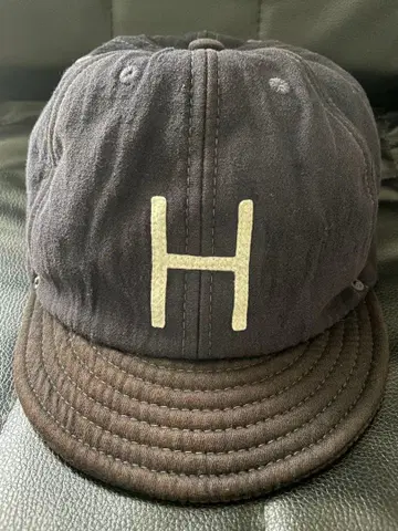 DECHO H 자수 야구 모자 네이비