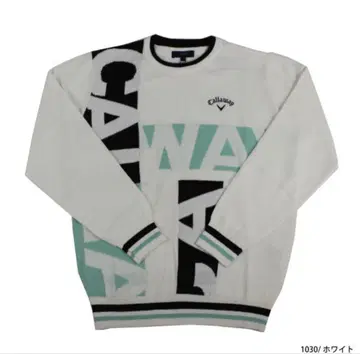 캘러웨이 남성용 니트 L 화이트