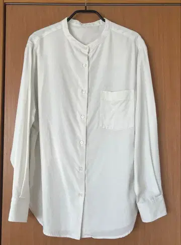 나인알 rrrrrrrrr 프리미엄 노카라 셔츠 S 페이퍼