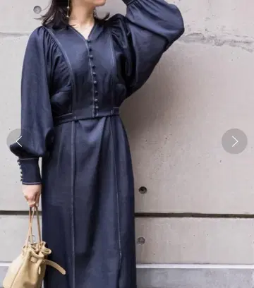 RANDA 데님 라이크 상의 블라우스