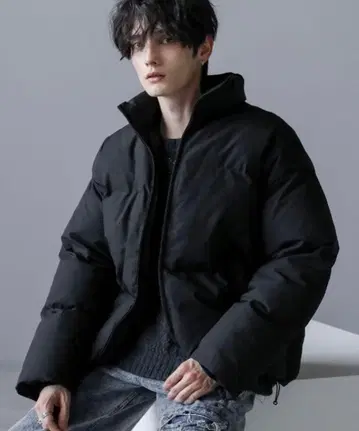 ASTRONOMY 콤비네이션 다운 기능성 패딩 자켓 블랙 M