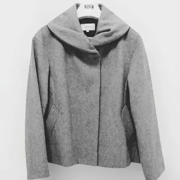 언타이틀 빅 숄 울 숏코트