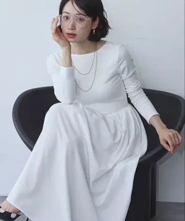 [ 2025AW ] 전후 2WAY 도킹 플레어 롱 원피스