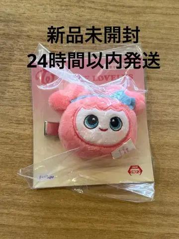 TWICE LOVELYS 봉제 인형 헤어핀 모모 헤어 클립 3 모모링