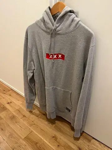 GOD SELECTION XXX 그레이 후드티