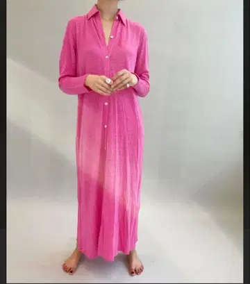 edit for lulu 슬라브 저지 셔츠 드레스 셔츠 원피스