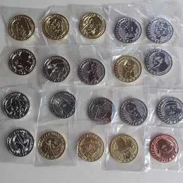 원피스 베리 컬렉션 4 코인 20개 컴플리트