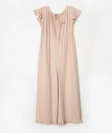 HOLIDAY 베이지 프릴 소매 올인원