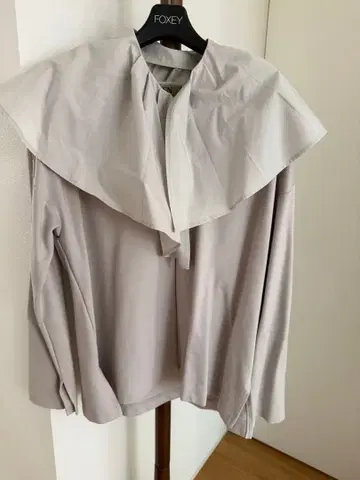 아시야 LIEN 큰 옷깃 긴팔 셔츠 그레이지 프리 사이즈