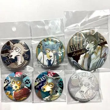 BEASTARS 비스타즈 캔뱃지 레고시 6점 SET