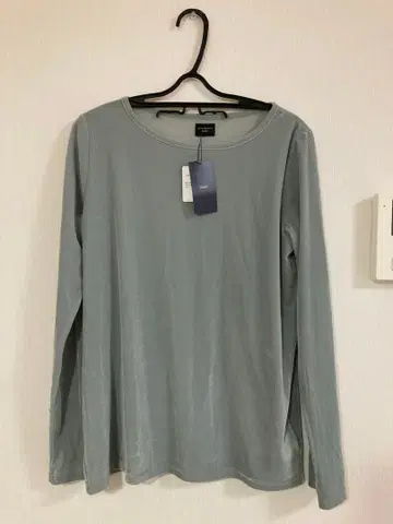 DOORS 그레이 시어 벨로아 풀오버 M 민트 그레이