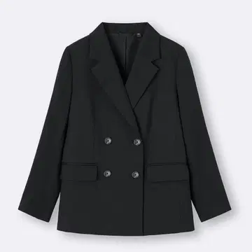 [ GU ] 더블 브레스트 자켓 Z M 사이즈 블랙