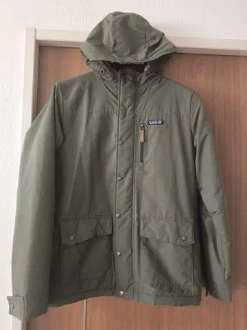 patagonia 후드 부착 자켓 카키 키즈 XXL 여성용 L