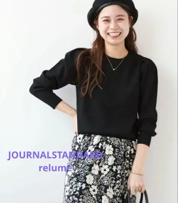 relume 블랙 긴팔 스웨터