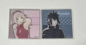 NARUTO 난자타운 아크릴 코스터 사스케 사쿠라