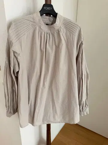 아시야 LIEN 벌룬 슬리브 긴팔 셔츠 그레이지 프리 사이즈