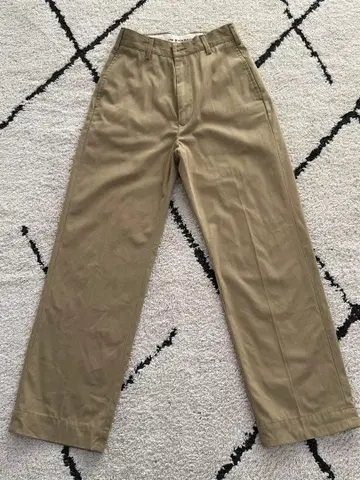 더 신즈 신즈 베이지 하이웨스트 치노 팬츠