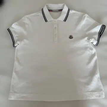 Moncler 화이트 피케 셔츠 S 사이즈