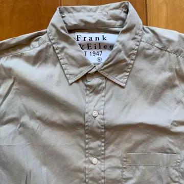 프랭크 & 아일린 베이지 긴팔 셔츠 S