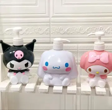 [ 미사용 새상품 ] 쿠로미 마이멜로디 펌프 보틀 리필 용기 소프 보틀