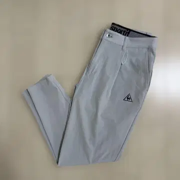 골프 팬츠 라이트 그레이 지퍼 포켓 부착