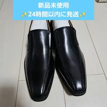 [미사용 새상품!] 가죽 슬립온 비즈니스 슈즈