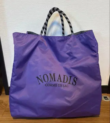 새상품급 NOMADIS 보라색 토트백