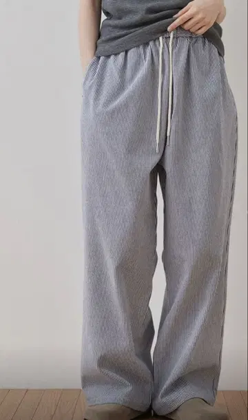 Unblend 스트라이프 이지 와이드 팬츠 [ 미사용 새상품 ]