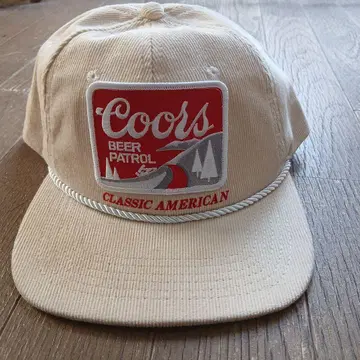 코듀로이 캡 coors 트래커 캡 80s 빈티지