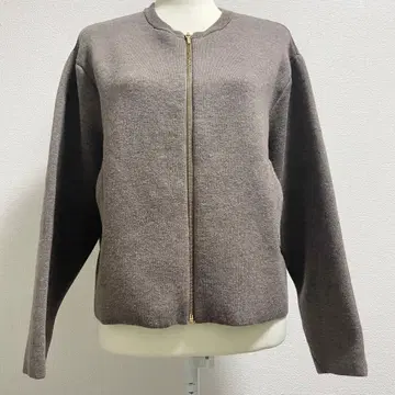 HUMAN WOMAN 휴먼 우먼 집업 접결 블루종 모카