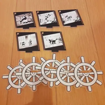 미키마우스전 증기선 윌리 아크릴 스탠드 컴플리트 5종 디즈니