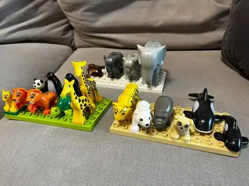 레고 듀플로 동물 피규어 세트 LEGO 19개
