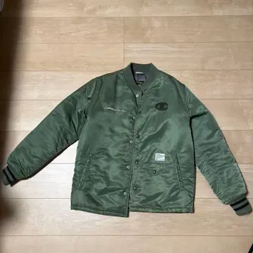 Champion 점퍼 블루종 S 올리브 그린