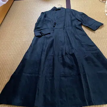 블랙 긴팔 롱 원피스