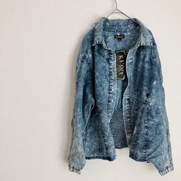 KROIX [ 2X ] 빈티지풍 데님 자켓