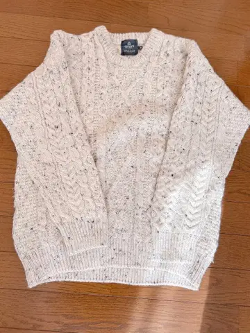 aran 니트 S 아이보리