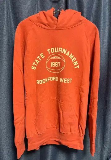 웨어하우스 세코한 후드티 레드