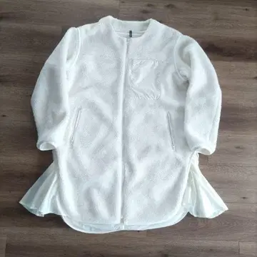 DANSKIN ALLEGRO SHEEP FLEECE COAT 화이트