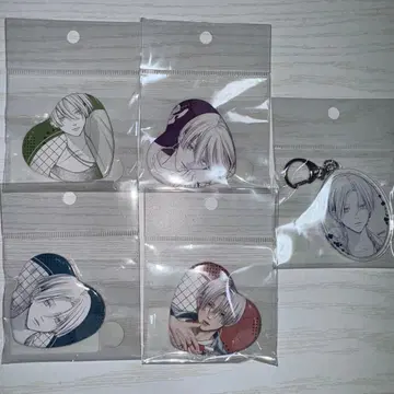 캔뱃지 키링 5종 세트 사랑에 빠진 립틴트