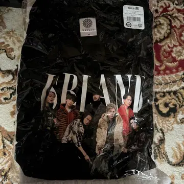 사진 롱 슬리브 T셔츠 M 블랙