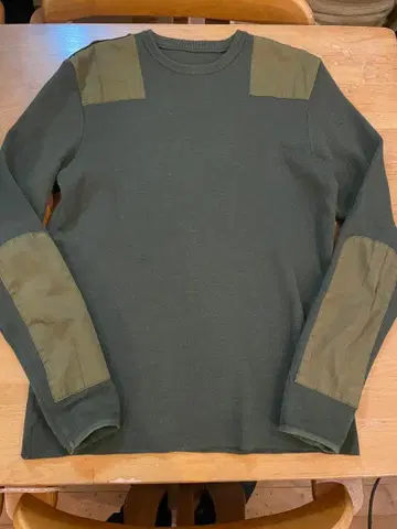 SOPHNET. 올리브 그린 긴팔 니트 L