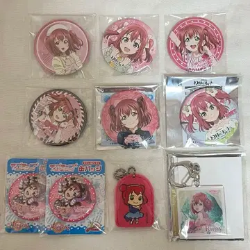 러브 라이브 선샤인 Aqours 환일의 요하네 쿠로사와 루비 캔뱃지