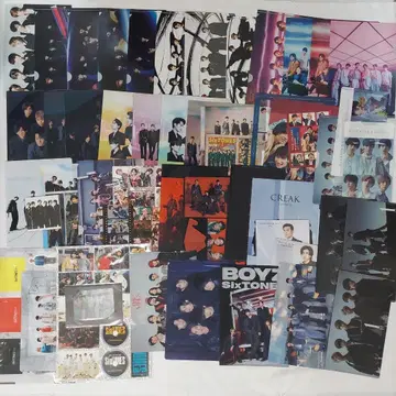 클리어 파일, 스티커 등 싱글 앨범 혜택 세트 SixTONES