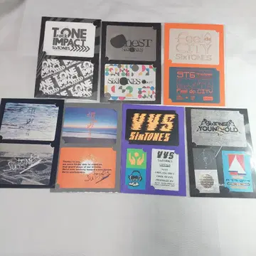 투어 스티커 세트 SixTONES